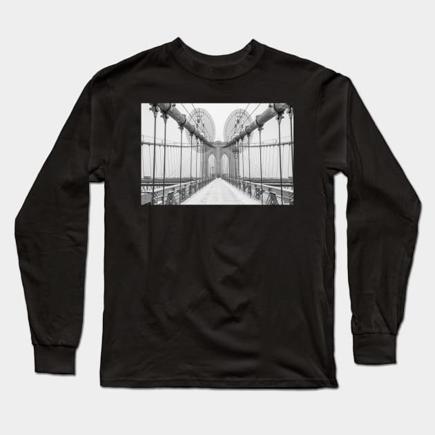 The Brooklyn Bridge Long Sleeve T-Shirt by ShootFirstNYC